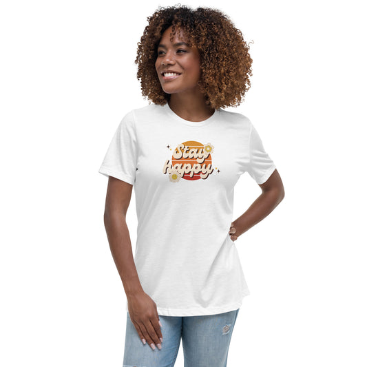 Women's "Stay Happy" Tee